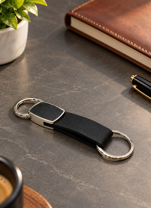 Branded Chrome Sleek Keychain Egypt corporate gift