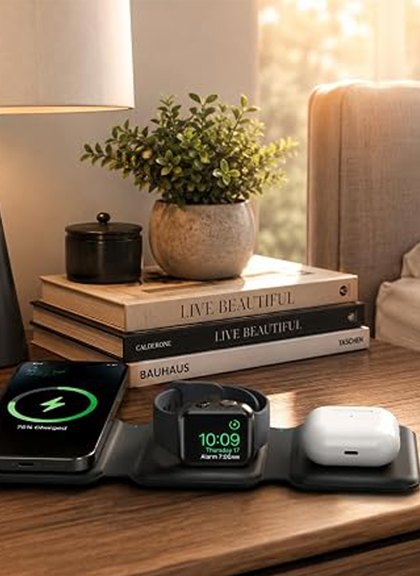 Branded Tri Fold Wireless Charger Egypt corporate gift